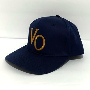 VINTAGE NWOT Adult Size Seagram’s VO Dark Blue y2k 90s Whiskey Snapback Hat